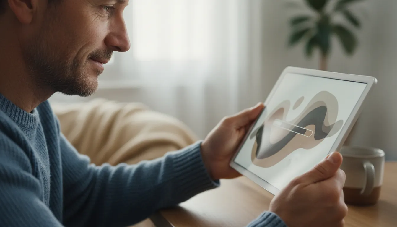 Client utilitzant servei de compra online del Mercat Sant Gervasi